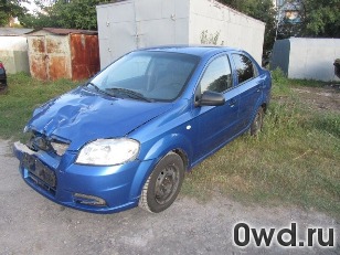 Битый автомобиль Chevrolet Aveo